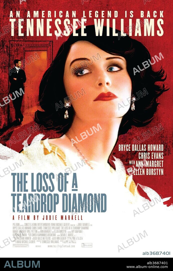 Affiche de THE LOSS OF A TEARDROP DIAMOND, 2008, réalisé par JODIE MARKELL. Copyright constellation entertainment/ grand army entertainment.