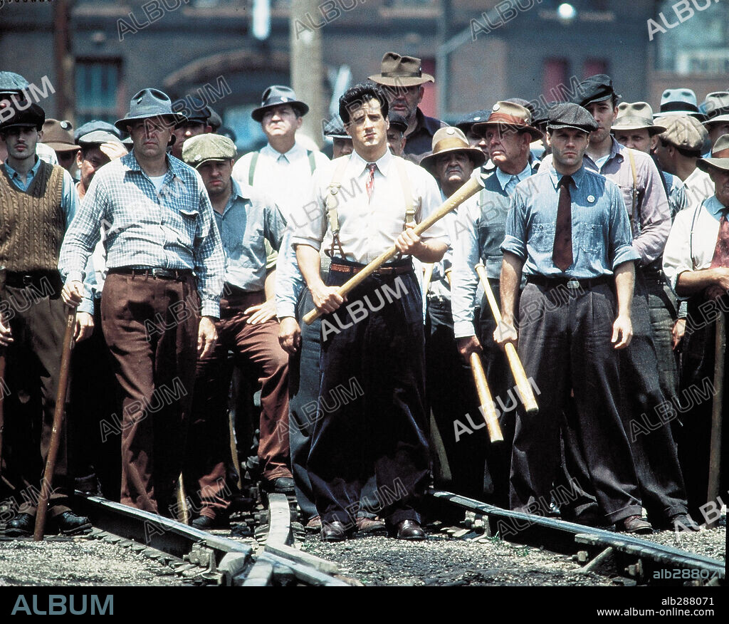 SYLVESTER STALLONE in F. I. S. T., 1978, directed by NORMAN JEWISON. Copyright UNITED ARTISTS.