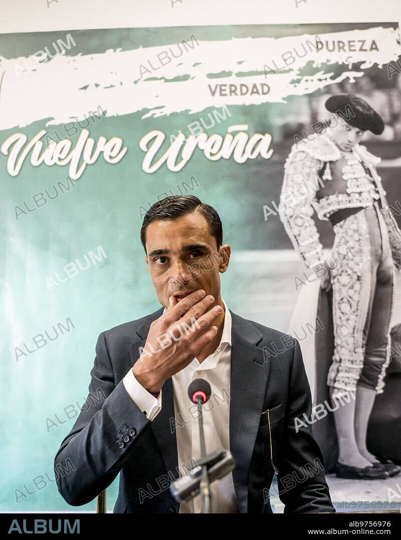 Valencia, 11/21/2018. The bullfighter Paco Ureña appears publicly for the first time after the beating he suffered in Albacete, in which he lost sight in his left eye. Photo: Mikel Ponce ARCHDC.