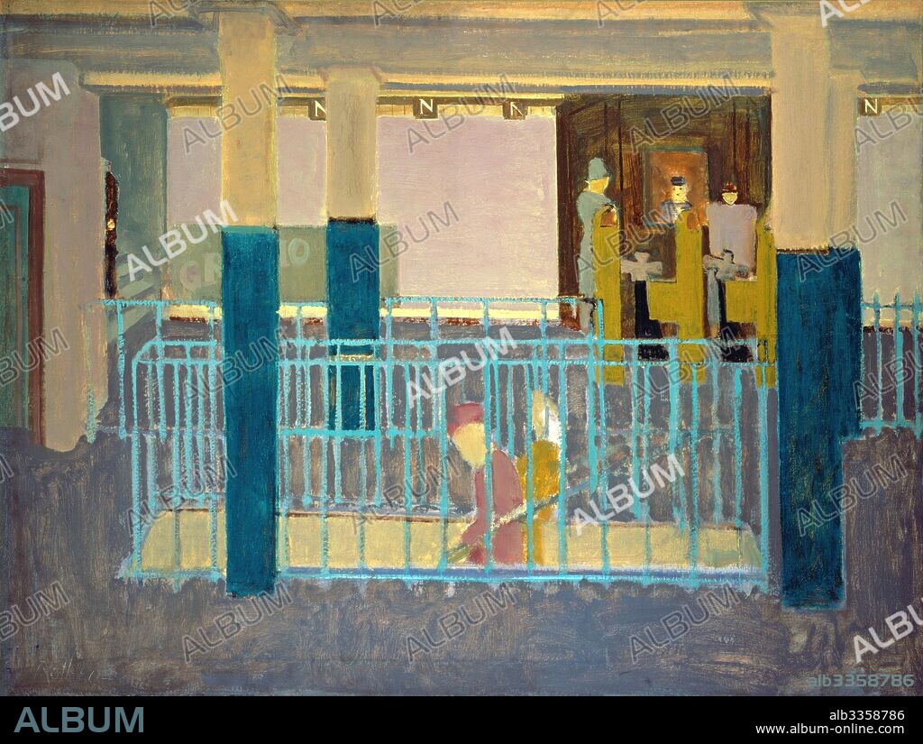 MARK ROTHKO. Entrance to Subway (Subway Scene).