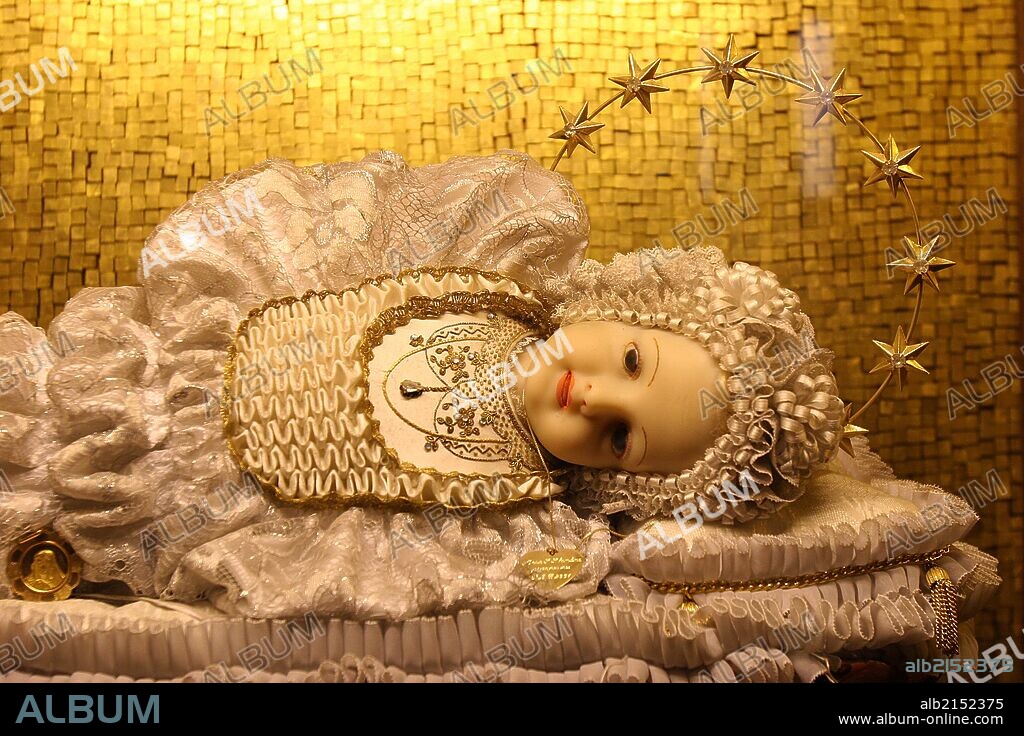 The Virgin Mary as a child.