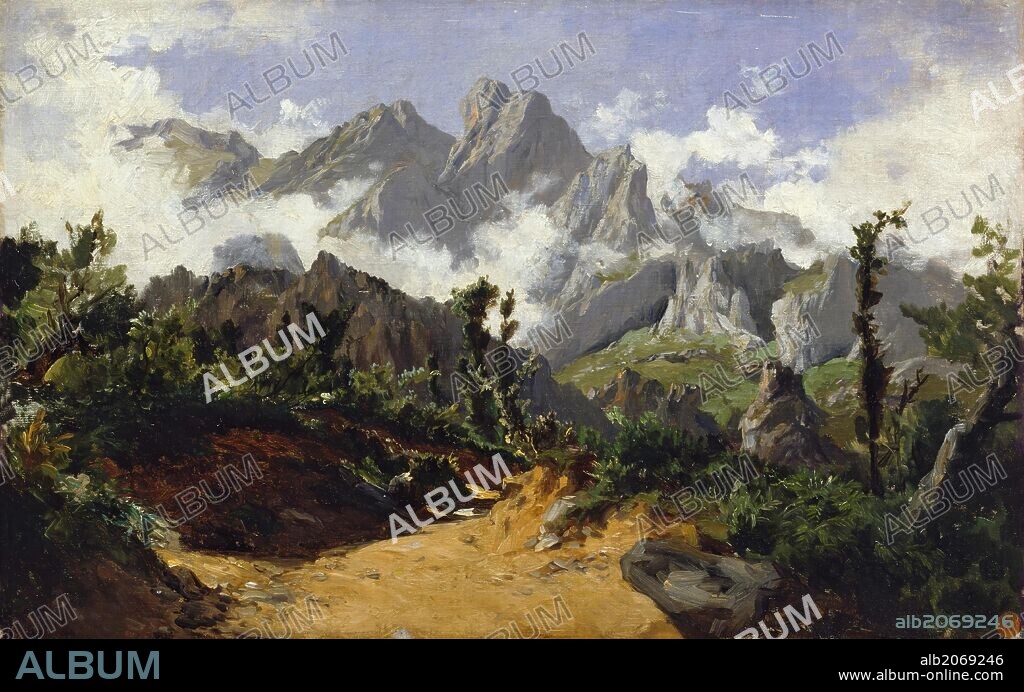 CARLOS DE HAES. Carlos de Haes / 'Fog (Picos de Europa)', ca. 1874 ...