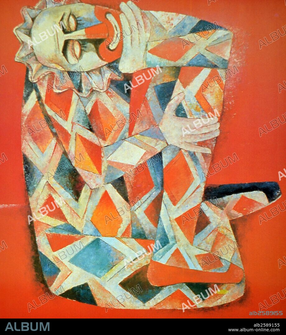 Ang Kiukok, The Clown, 1994, Oil on canvas.