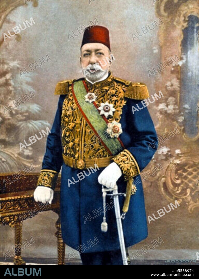 1915 ca , TURKEY : The Ottoman turkish Majesty Sultan Ghazi Mehmed Rachad V  ( 1844 - 1918 ) 35th Sultan of the Ottoman Empire and 114th caliph of Isl  Stock Photo - Alamy