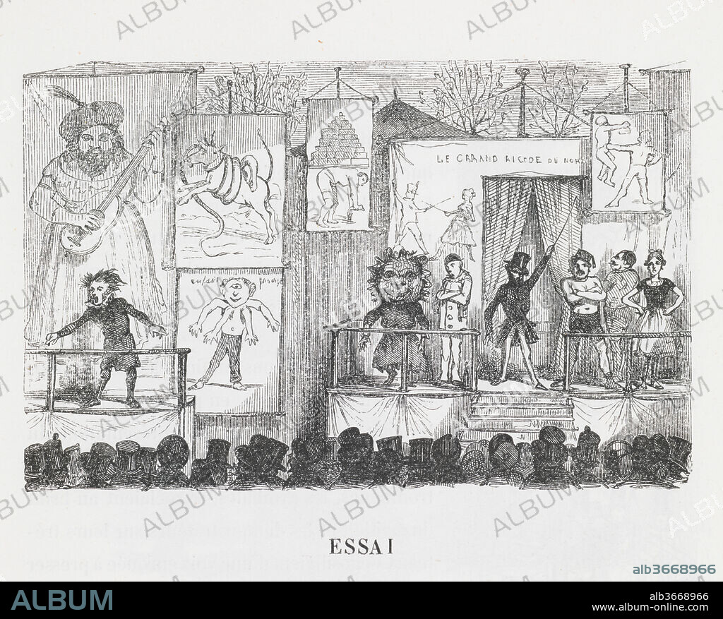 Le Diable a Paris. . . Paris et Les Parisiens, Vol. II. Artist: Félix Leblanc (French, born Paris, 1823); Andrew, Best, Leloir (French); Bara et Gerard (French, active mid-19th century); Bara et Gerard (French, active mid-19th century); Henri-Désiré Porret (French, 1800-1867); Louis-Henri Brevière (French, Forges-les-Eaux 1797-1869 Hyers); Antoine-Alphée Piaud (French, active 1837-66); Pierre Verdeil (French, born Nimes, February 1812); Brugnot (French, active 19th century); Jean Delduc (French, died 1885); J. Birouste (French, active Belgium, ca. 1832-61); After Paul Gavarni [Chevalier] (French, Paris 1804-1866 Paris). Author: Written by George Sand (French, Paris 1804-1876 Nohant). Dimensions: Overall: 11 1/4 x 7 7/8 x 1 3/4 in. (28.5 x 20 x 4.5 cm). Published in: Paris. Publisher: Published by J. Hetzel et Compagnie , Paris. Date: 1846.