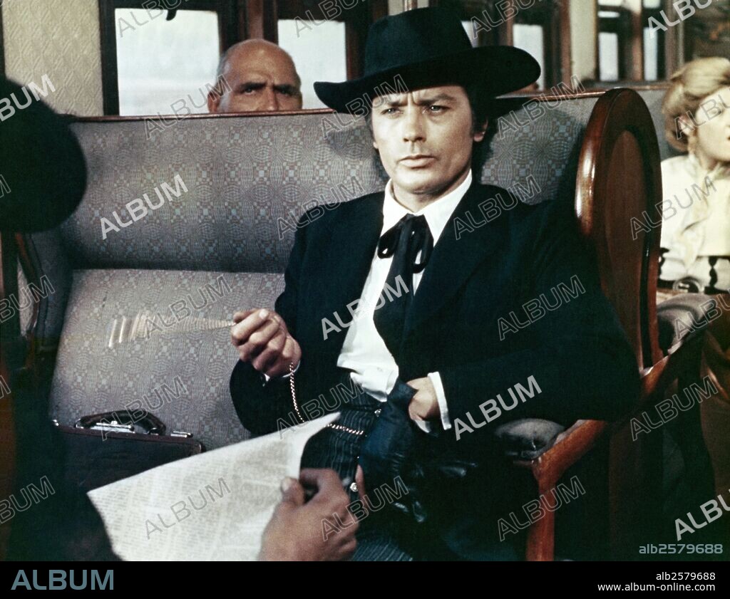 ALAIN DELON in RED SUN, 1971 (SOLEIL ROUGE), directed by TERENCE YOUNG. Copyright LES FILMS CORONA.