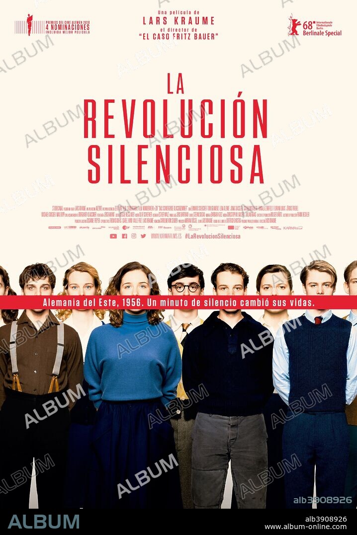 Poster of THE SILENT REVOLUTION, 2018 (DAS SCHWEIGENDE KLASSENZIMMER), directed by LARS KRAUME. Copyright Akzente Film- und Fernsehproduktion/ Studiocanal Film/Zero.