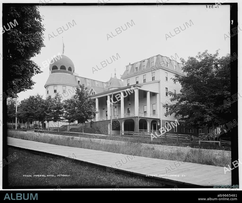 1890 - Imperial Hotel selling Petoskey MI