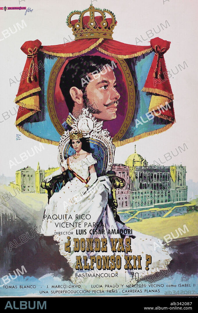 Poster of WHERE ARE YOU GOING, ALFONSO XII?, 1958 (DONDE VAS ALFONSO XII?).