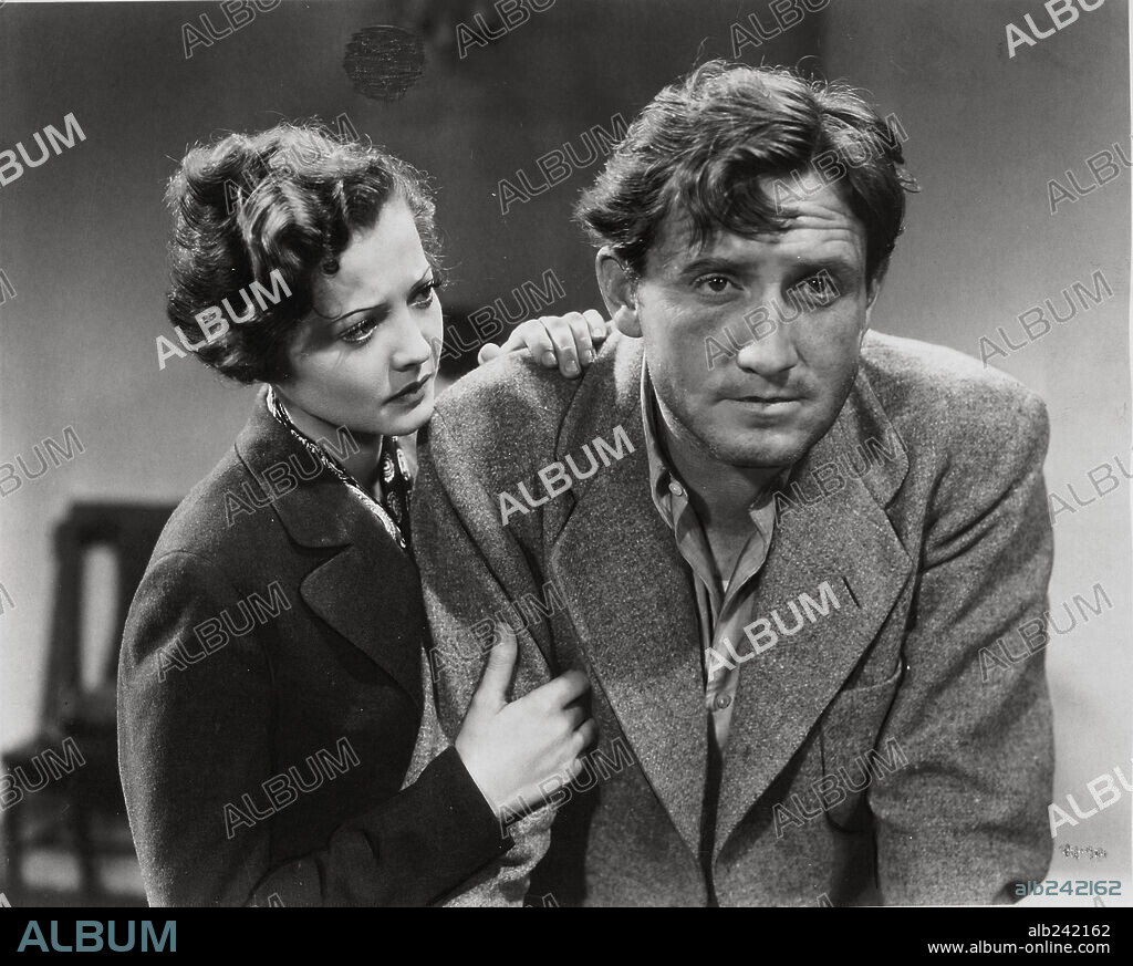 SPENCER TRACY and SYLVIA SIDNEY in FURY, 1936, directed by FRITZ LANG ...