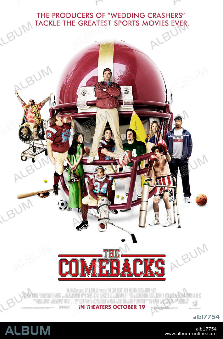 Poster of THE COMEBACKS, 2007, directed by TOM BRADY. Copyright FOX ANATOMIC/TAPESTRY FILMS.