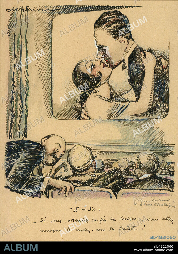 JULES-ABEL FAIVRE. BAISER AU CINEMA - Album alb4821060