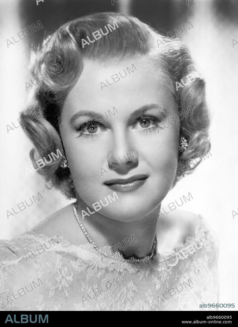 Actress Marilyn Erskine, Head and Shoulders Publicity Portrait, MGM, early 1950's.