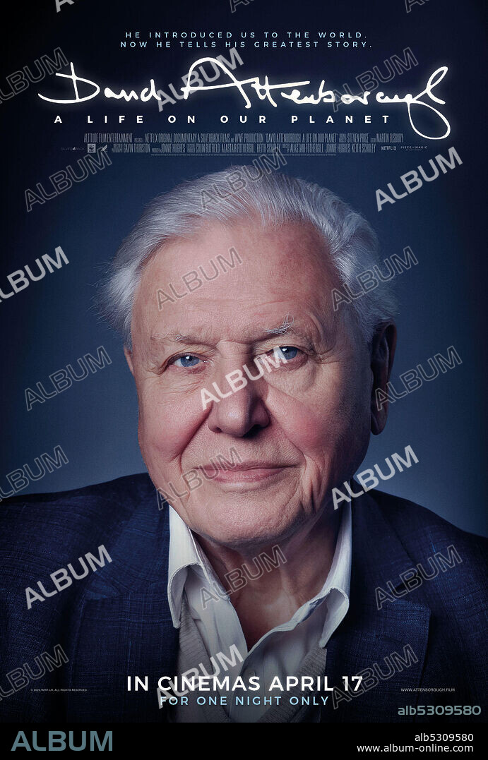 DAVID ATTENBOROUGH in DAVID ATTENBOROUGH: A LIFE ON OUR PLANET, 2020, directed by ALASTAIR FOTHERGILL. Copyright Altitude Film Entertainment / Silverback Films.