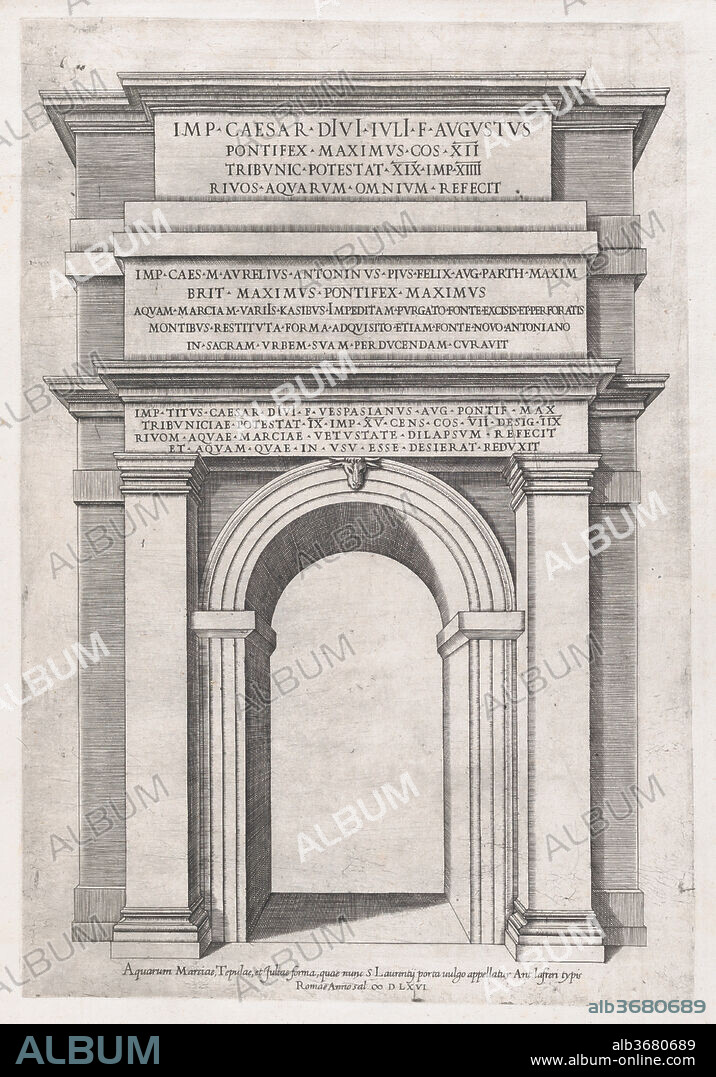 AN NIMO. Speculum Romanae Magnificentiae Front view of St