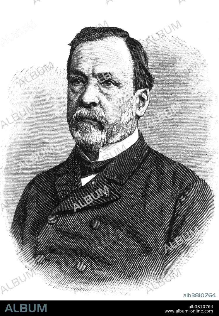 Louis PASTEUR, French biologist, Engraving - HI13 PRI0281 - Prisma 21 oz  Sports Water Bottle wb-83118-1 