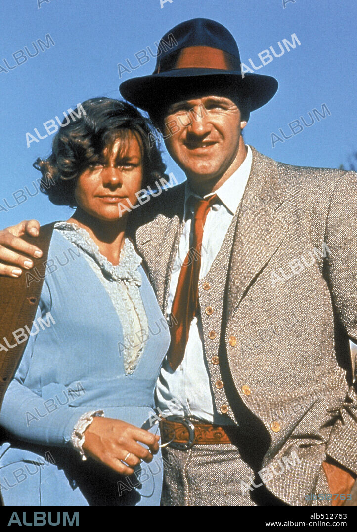 ESTELLE PARSONS and GENE HACKMAN in BONNIE AND CLYDE, 1967, directed by ARTHUR PENN. Copyright WARNER BROTHERS.