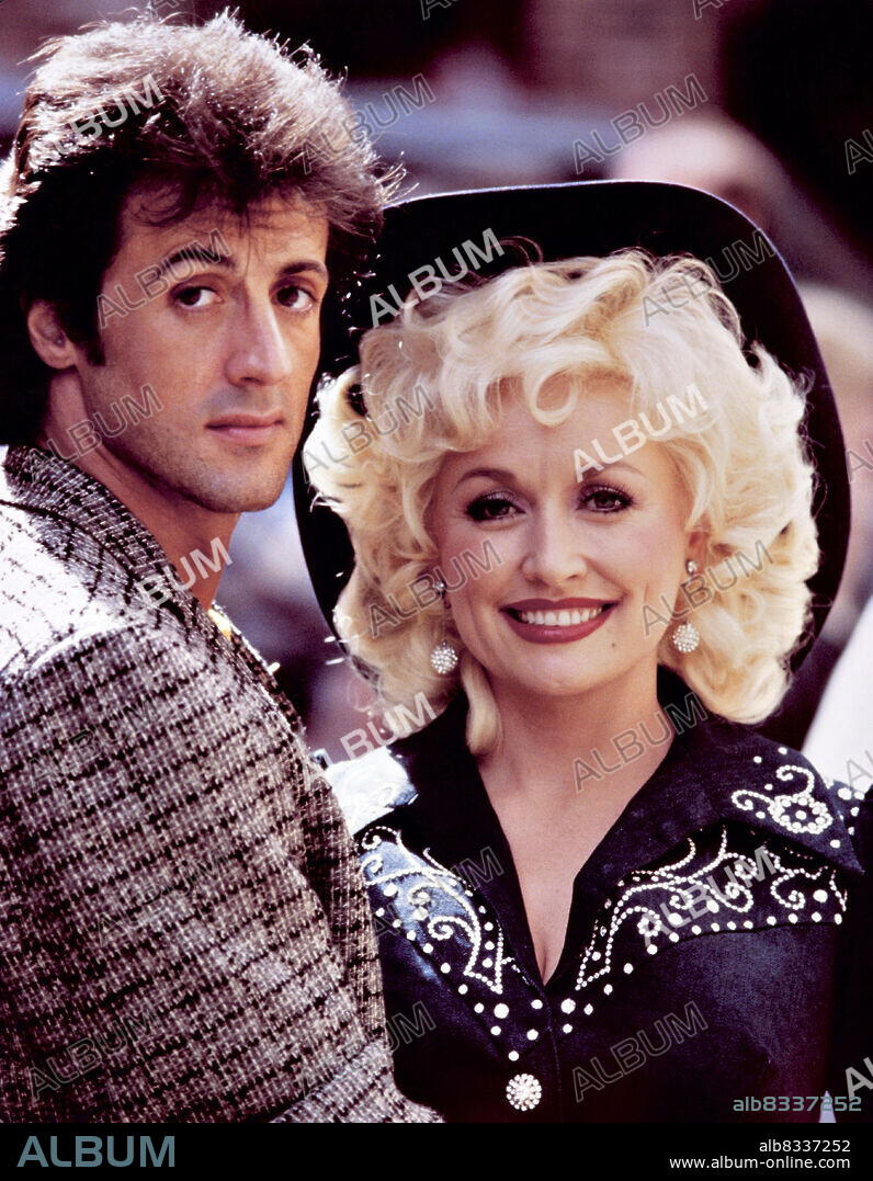 DOLLY PARTON and SYLVESTER STALLONE in RHINESTONE, 1984, directed by BOB CLARK. Copyright 20TH CENTURY FOX.