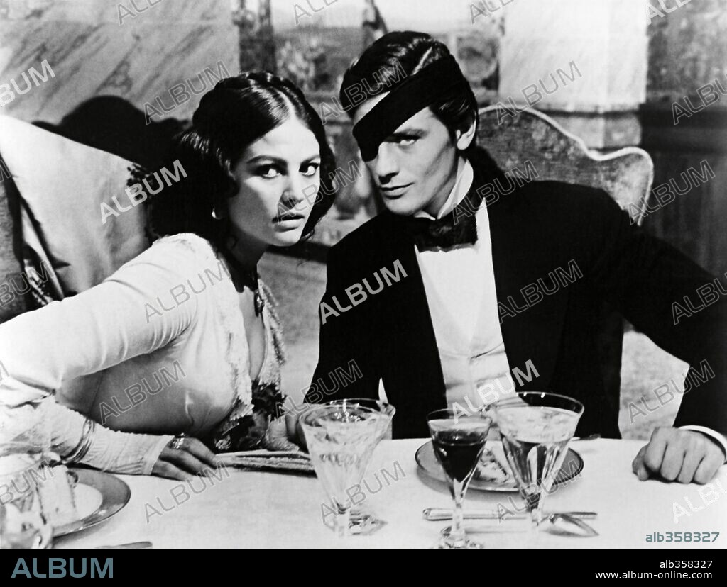 ALAIN DELON and CLAUDIA CARDINALE in THE LEOPARD, 1963 (IL GATTOPARDO), directed by LUCHINO VISCONTI. Copyright TITANUS.