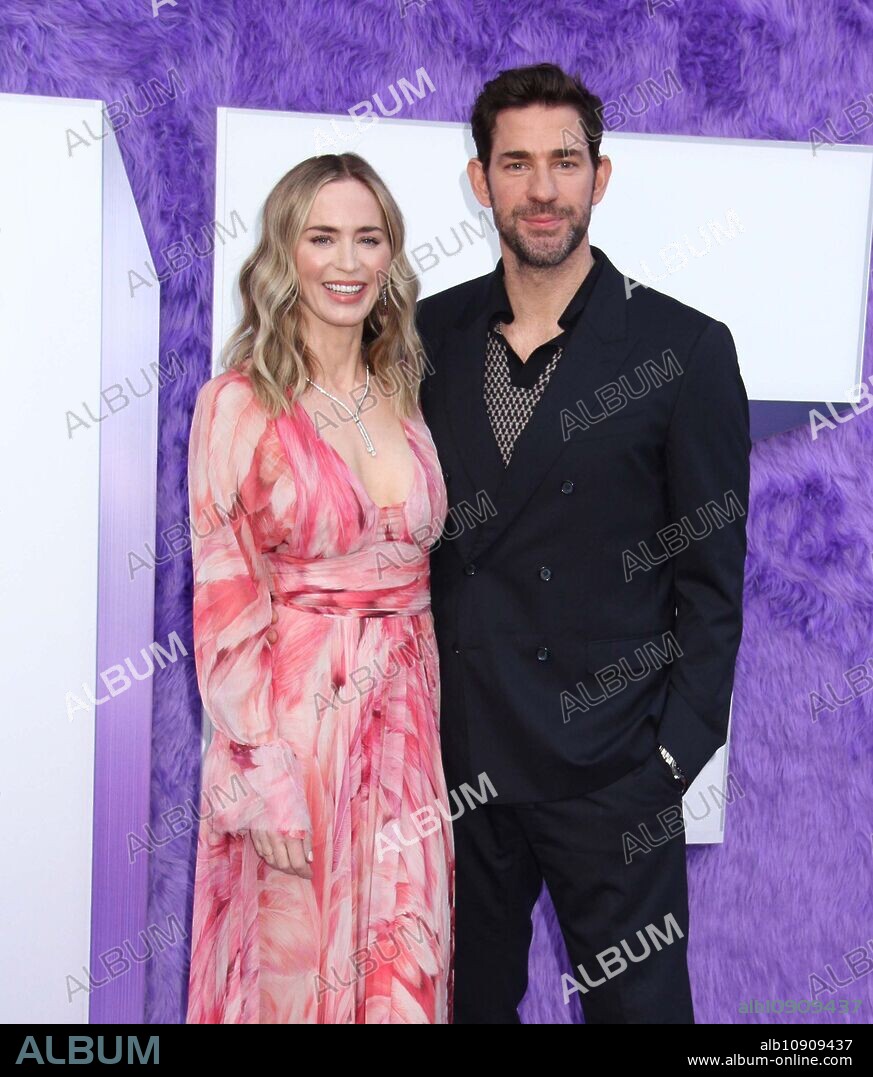 May 13, 2024, New York, New York, USA: Actor EMILY BLUNT and actor/husband JOHN KRASINSKI seen at the New York premiere of âIFâ held at the SVA Theater. (Credit Image: © Nancy Kaszerman/ZUMA Press Wire).