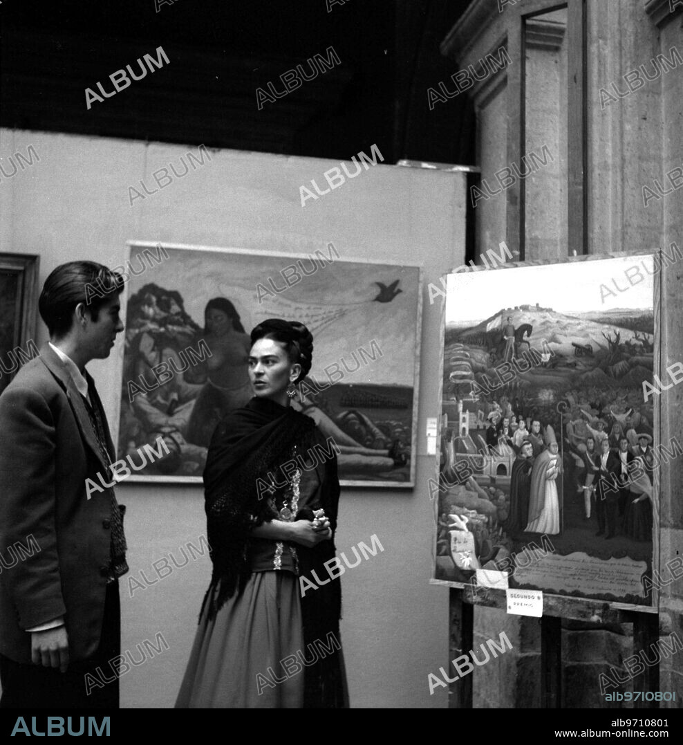 FRIDA KAHLO in BECOMING FRIDA KAHLO, 2022, directed by LOUISE LOCKWOOD. Copyright Rogan Production / BBC.