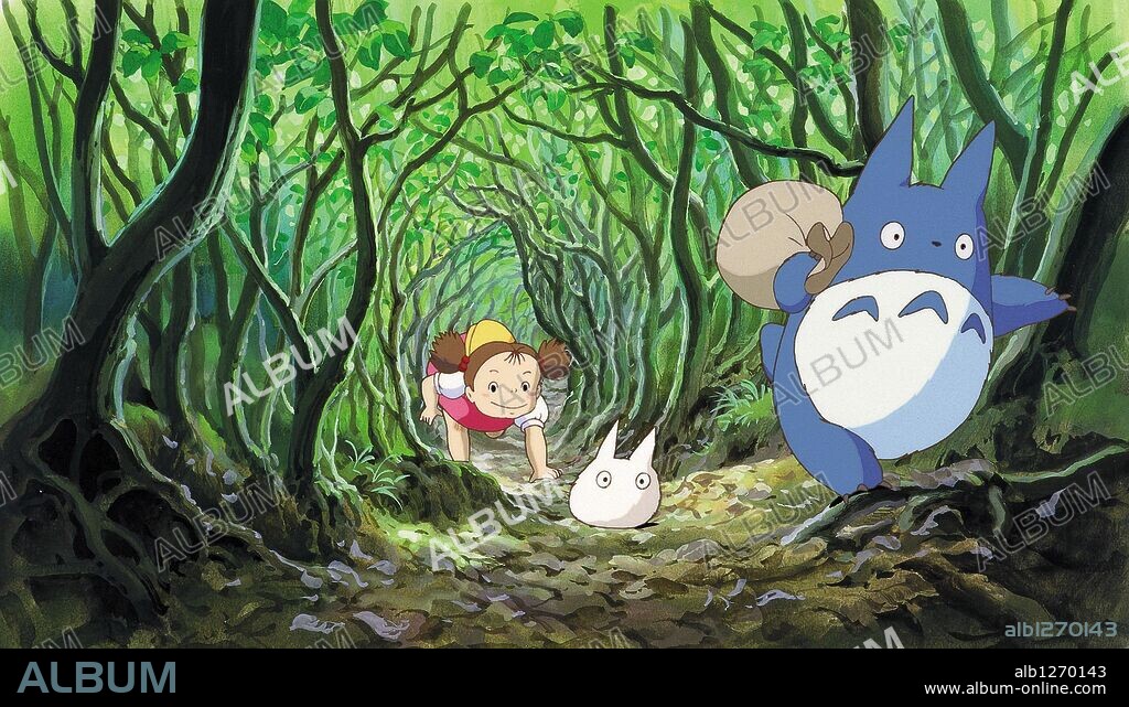 MY NEIGHBOR TOTORO, 1988 (TONARI NO TOTORO), directed by HAYAO MIYAZAKI. Copyright TOKUMA SHOTEN.