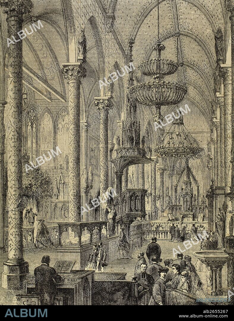 History France. Paris. International Expostion of 1867. Chapel for