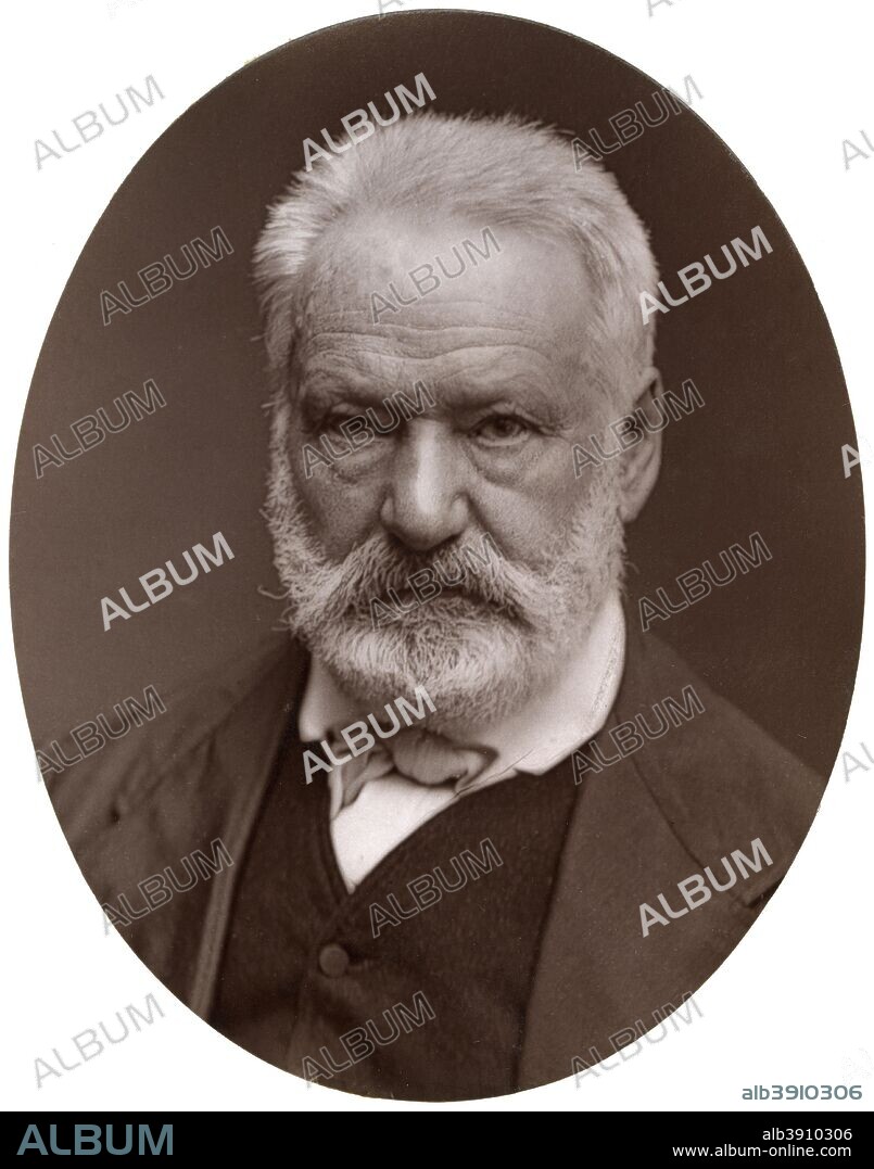 Victor Hugo, French poet, dramatist and novelist, 1877. From Men of Mark: a gallery of contemporary portraits of men distinguished in the Senate, the Church, in science, literature and art, the army, navy, law, medicine, etc. Photographed from life by Lock and Whitfield, with brief biographical notices by Thompson Cooper. (London, 1876-1883).