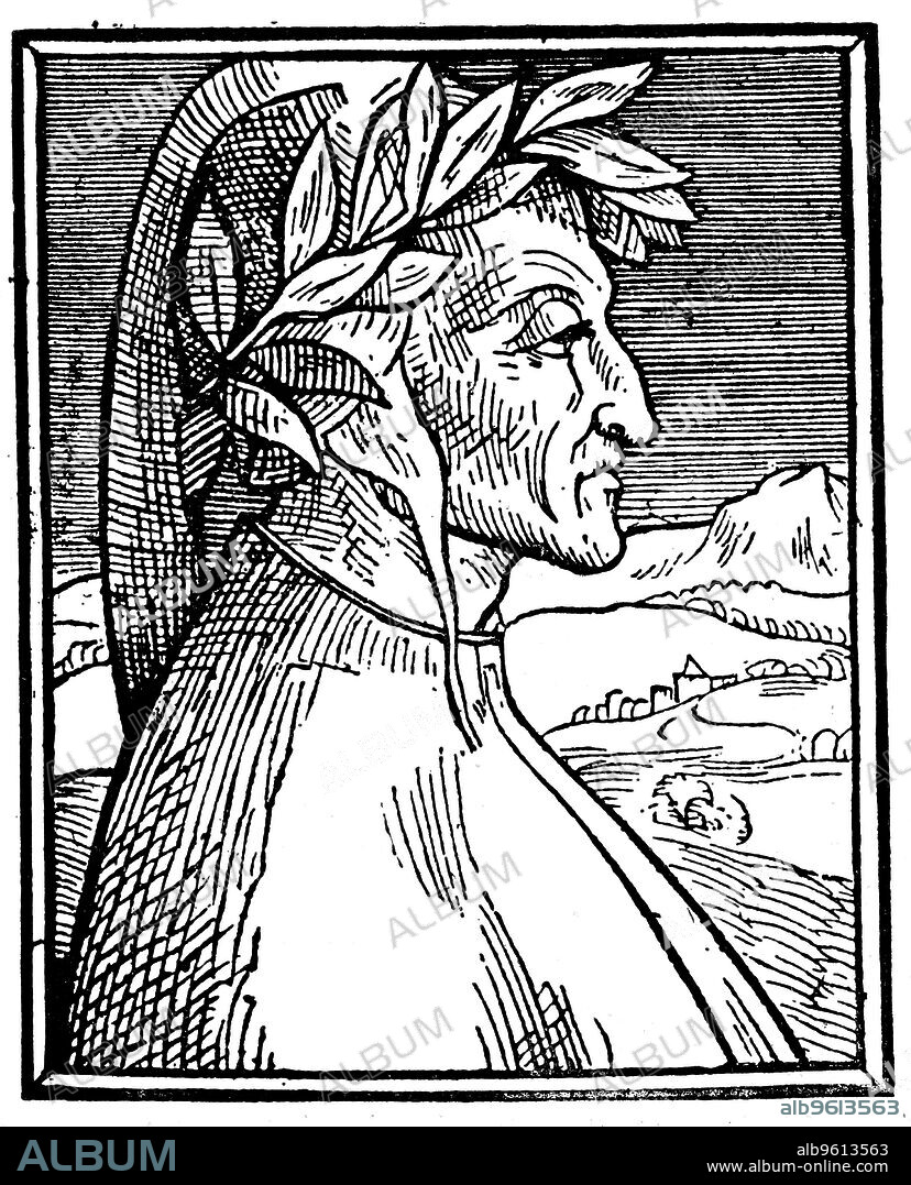 Dante Alighieri 1265 1321 Italian poet 1521. Artist Unknown