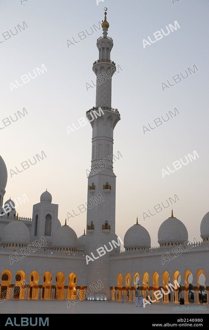 Sheikh Zayed Grand Mosque. The biggest mosque in the UAE and considered one of the 10 largest mosques in the world.