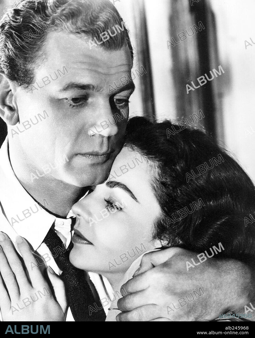 JENNIFER JONES and JOSEPH COTTEN in PORTRAIT OF JENNIE, 1948, directed by WILHELM DIETERLE. Copyright SELZNICK FILMS.