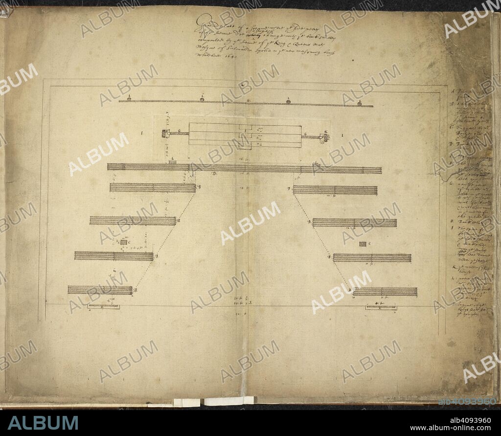 Inigo Jones's original Ground Plots and Profiles of Scenes, &c. erected at the new Masquing-house at Whitehall. Inigo Jones's original Ground Plots and Profiles of Scenes, &c. erected at the new Masquing-house at Whitehall, being eight in number. 17th century. Source: Lansdowne MS 1171 ff.3v-4.