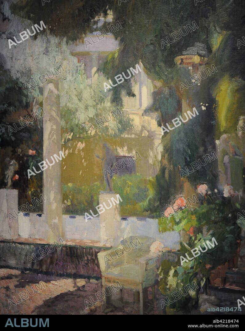 Joaquin Sorolla y Bastida (1863-1923). Spanish painter. Garden of the ...