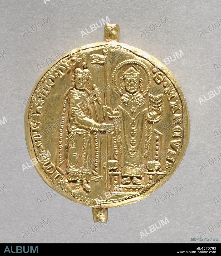 Seal of Doge Michele Steno obverse 1400 1409. This opulent seal