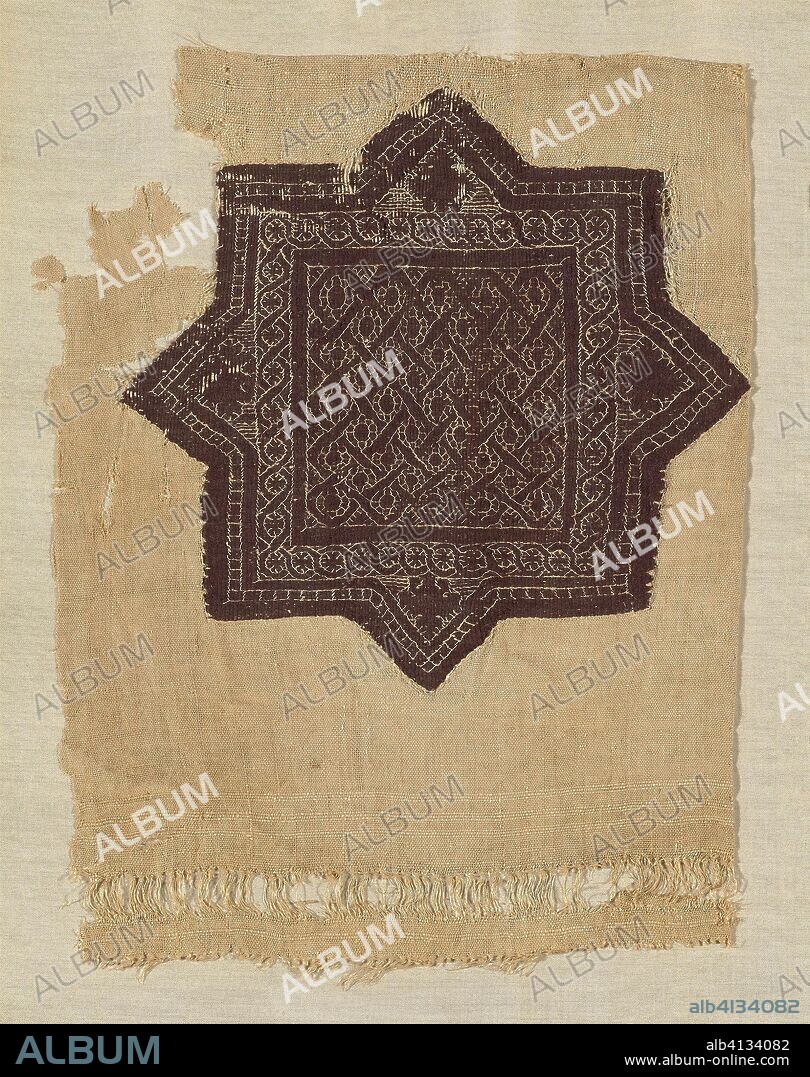 ANCIENT EGYPTIAN. Panel. Coptic; Egypt. Date: 301 AD-600 AD. Dimensions: 24.2 × 23 cm (9 1/2 × 9 1/8 in.). Linen and wool, tapestry weave. Origin: Egypt.