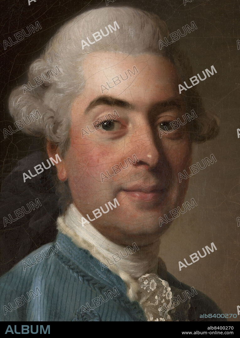 ALEXANDER ROSLIN. Portrait of Charles-Marin de La Haye des Fossés, Customs officer of the King (1736-1790), 1773.