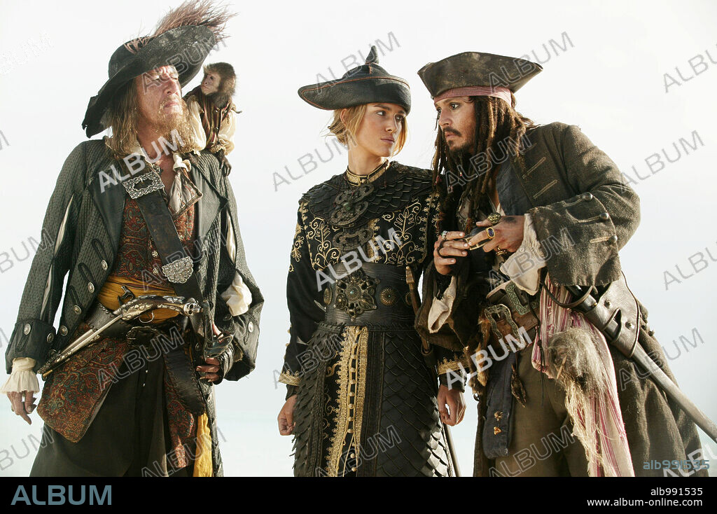 Keira knightley depp pirates caribbean hi-res stock photography