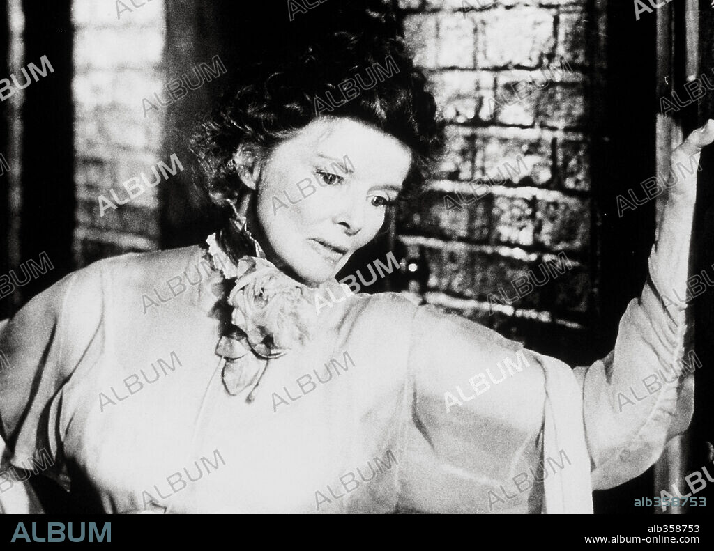 KATHARINE HEPBURN in THE GLASS MENAGERIE, 1973, directed by ANTHONY HARVEY. Copyright TIME-LIFE TV.