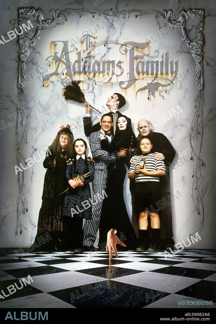 Poster of THE ADDAMS FAMILY, 1991, directed by BARRY SONNENFELD. Copyright COLUMBIA PICTURES.