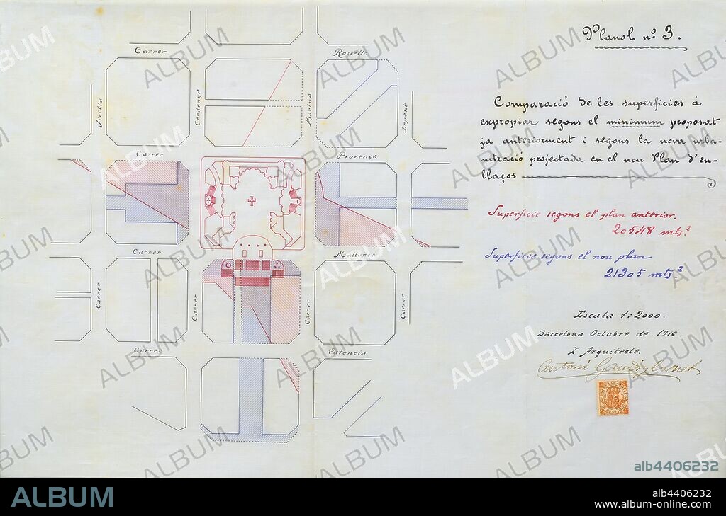 Antoni Gaudi croquis de la sagrada familia