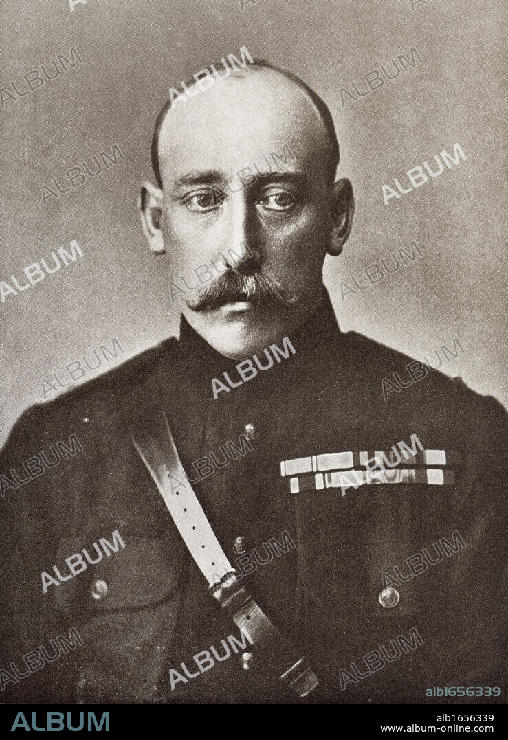 Prince Christian Victor of Schleswig-Holstein, Christian Victor Albert Ludwig Ernst Anton, 1867 to 1900. Member of the British Royal Family. From South Africa and the Transvaal War, by Louis Creswicke, published 1900.