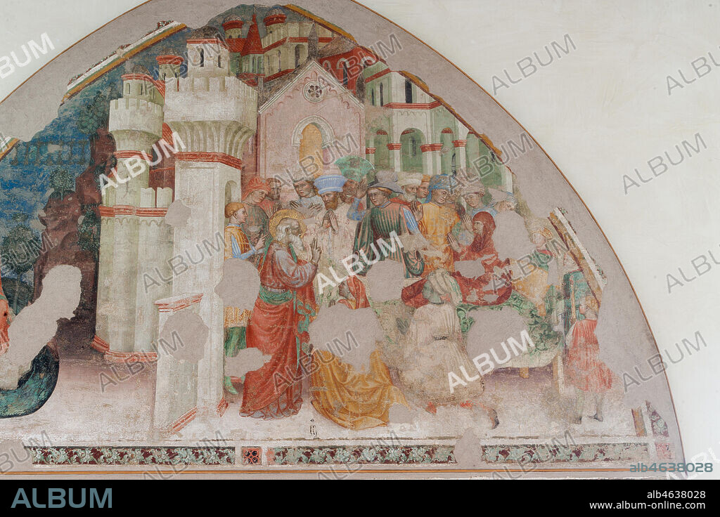 Ferrara Pinacoteca Nazionale fresco detached from the Church of