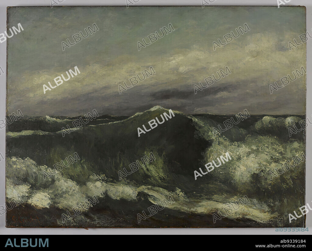 The Wave, La Vague, Gustave Courbet, French, 1819-1877, Oil on canvas ...