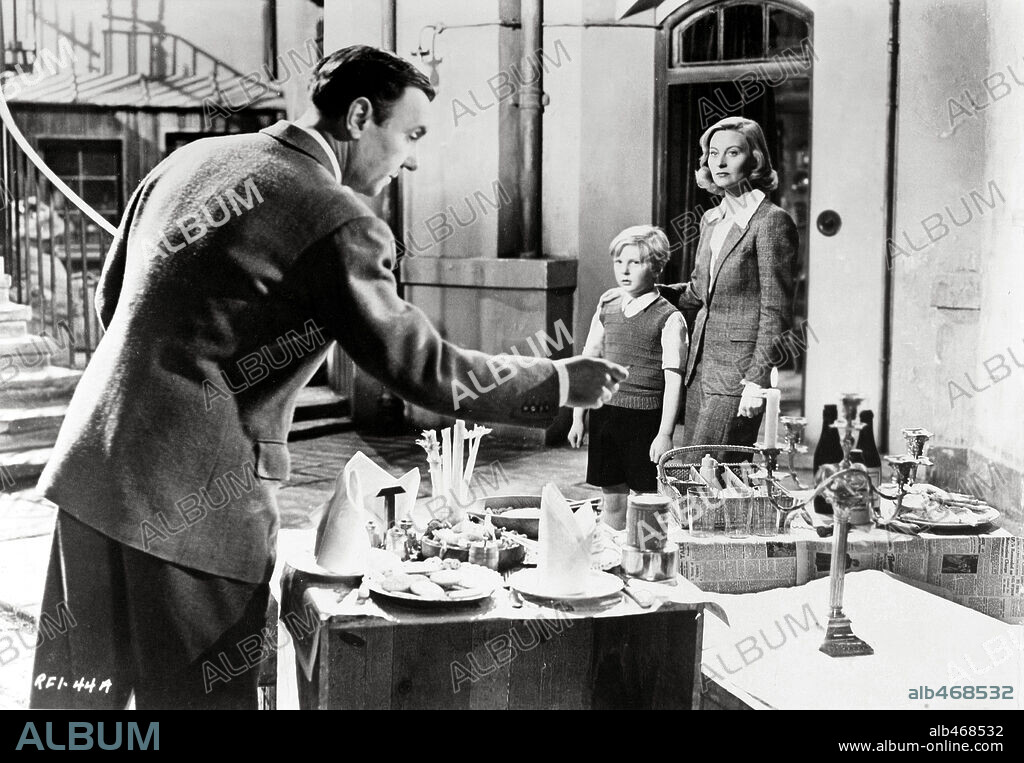 BOBBY HENREY MICHELE MORGAN and RALPH RICHARDSON in THE FALLEN