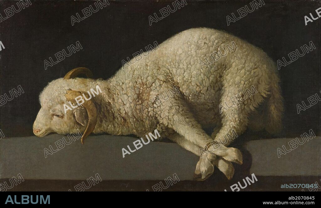 FRANCISCO DE ZURBARAN. Francisco de Zurbarán / 'Agnus Dei (The Lamb of ...