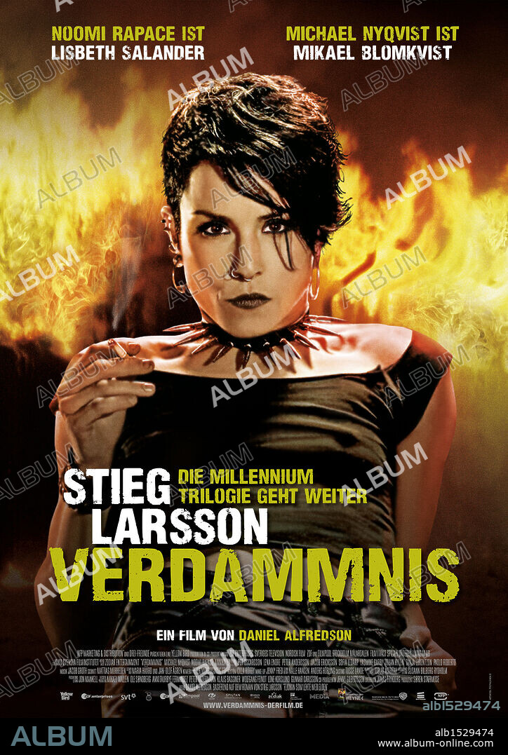 Poster of THE GIRL WHO PLAYED WITH FIRE, 2009 (FLICKAN SOM LEKTE MED ELDEN), directed by DANIEL ALFREDSON. Copyright ZDF ENTERPRISES.