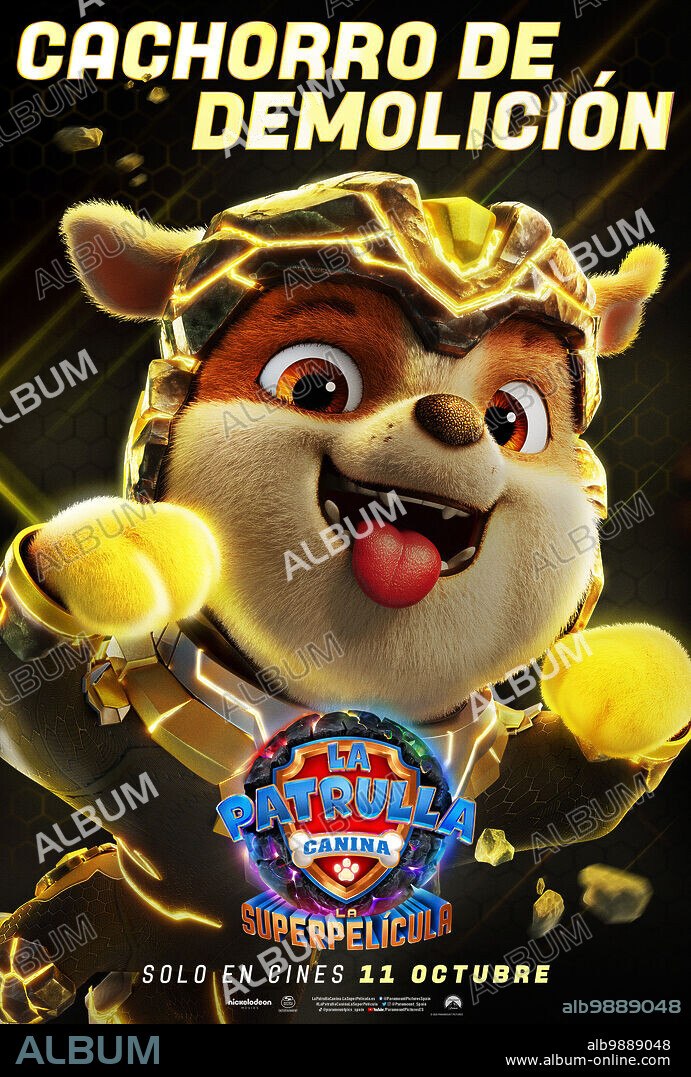 Poster of PAW PATROL: THE MIGHTY MOVIE, 2023, directed by CAL BRUNKER. Copyright Nickelodeon Animation Studios Nickelodeon Movies Paramount Animation Paramount Pictures Spin Master Entertainment.