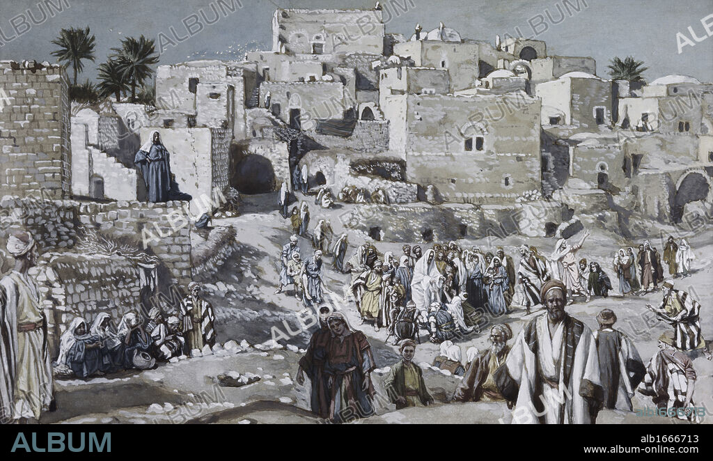 Jesus on His Way to Jerusalem James Tissot 1836 1902 French