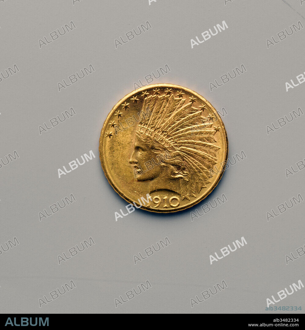 United States Ten dollar Gold Piece 1906 7 gold coin 1910