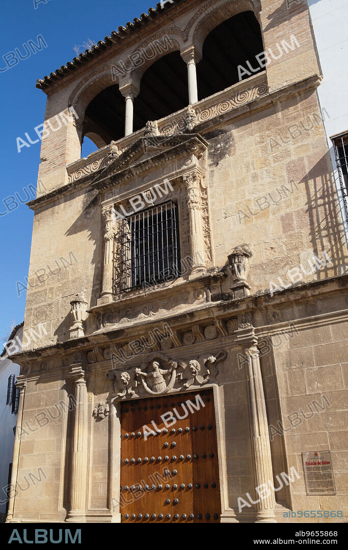 Spain, Andalucia, Cordoba, Palacio de Orive also known as Palacio de los Villalones.